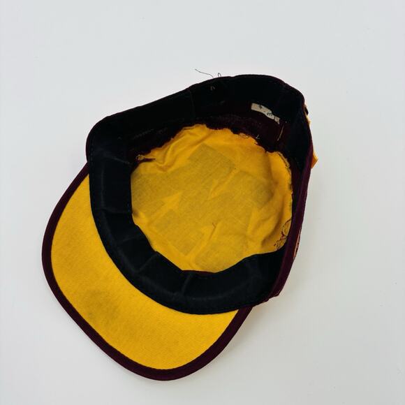 VTG 80s Minnesota Golden Gophers Genuine Crowd Cap Hat ~ Painters Style Cadet - Picture 7 of 8